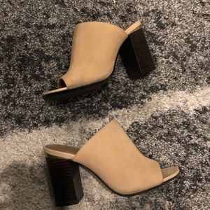 Calvin Klein Nude Mules, Size 5.5